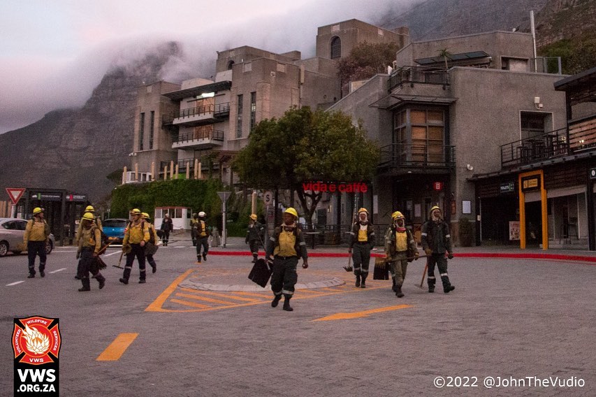 Firefighting Season Starts with Fire on Table Mountain