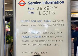 London Underground Does A Lekker Thing for SA Musician Jeremy Loops