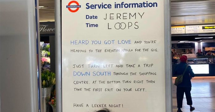 London-Underground-Jeremy-Loops-South-African London Underground Does A Lekker Thing for SA Musician Jeremy Loops