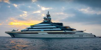 Russian Super Yacht Nord is Heading to Cape Town, South Africa