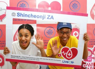 Shincheonji_Volunteers_Donating_Blood_in_Pietermaritzburg South Africa
