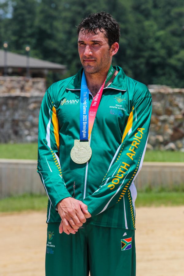 Andy Birkett became the world champion by winning the senior men's K1 race at the ICF Canoe Marathon World Championships at Ponte de Lima in Portugal on Saturday.