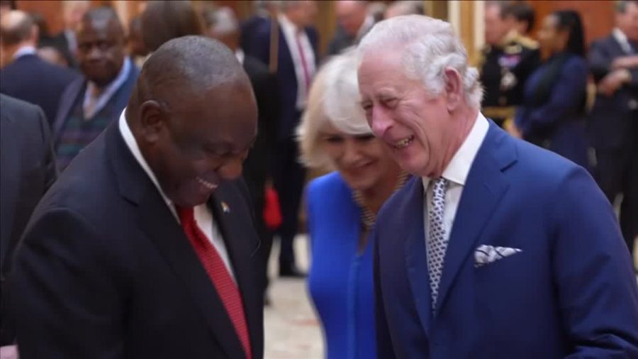 South African President Ramaphosa visits the UK