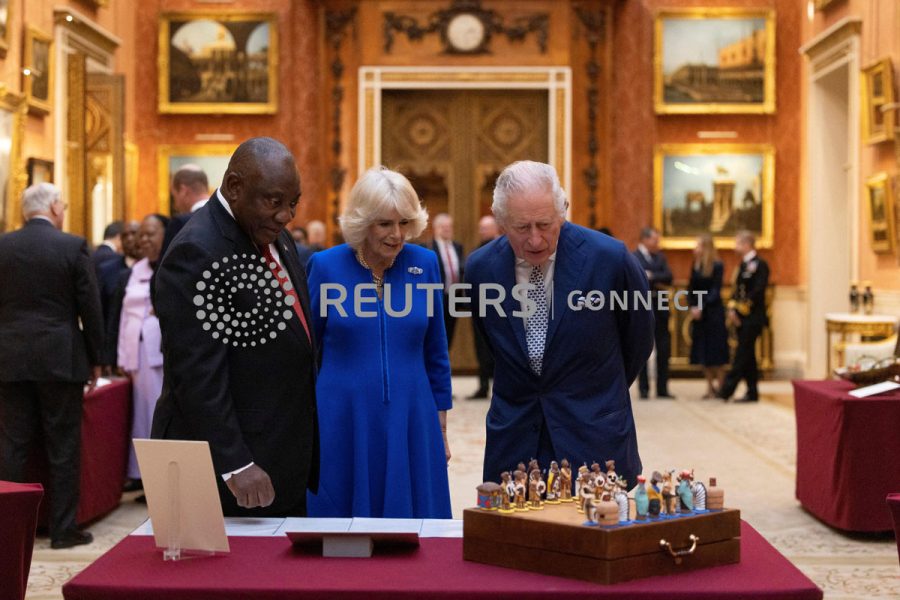 South African President Ramaphosa visits the UK
