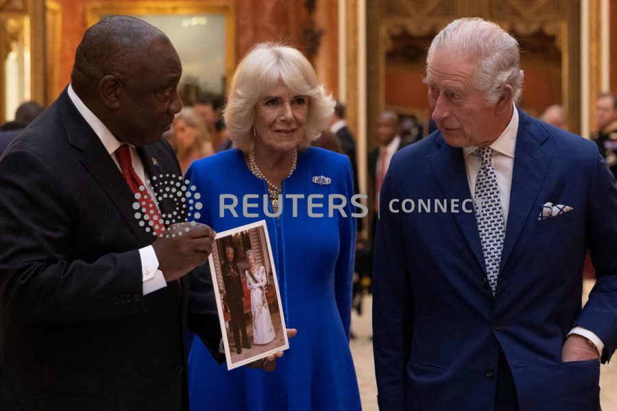South African President Ramaphosa visits the UK
