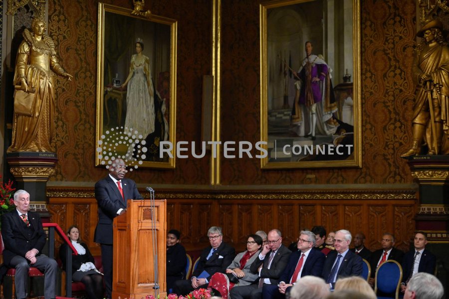 South African President Ramaphosa visits the UK