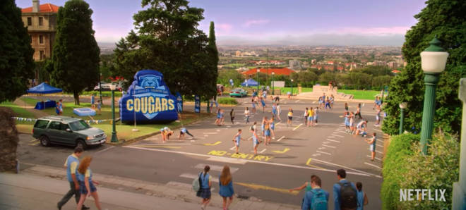 American school filmed UCT Campus