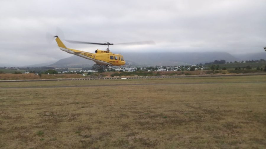 Gift of the Givers helicopter Nelson Mandela Bay