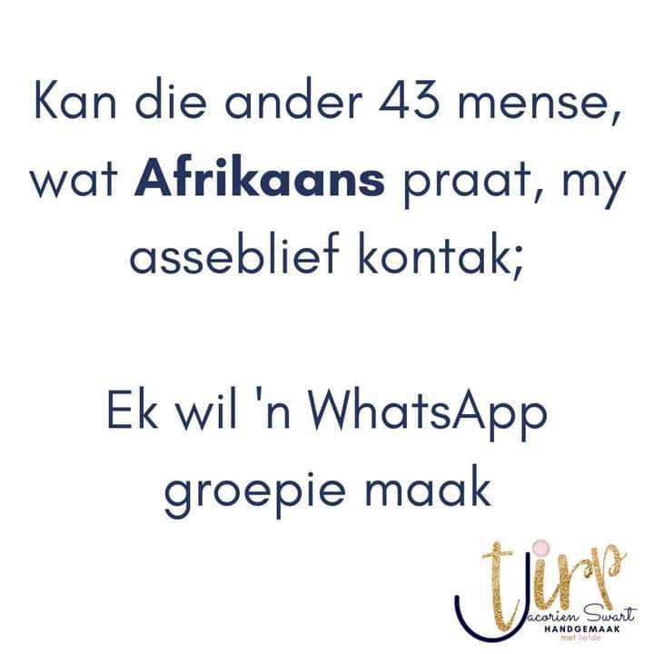 Joke Charlize Afrikaans