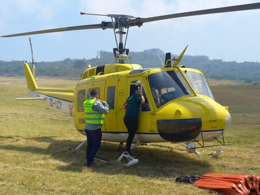 Gift of the Givers helicopter Nelson Mandela Bay
