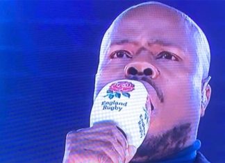 Simon Shibambu Makes SA Proud With BRILLIANT Rendering of Anthem at Twickenham Rugby