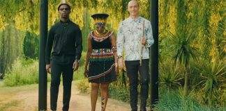 Wouter Kellerman, Zakes Bantwini (KZN singer and producer) and Nomcebo Zikode