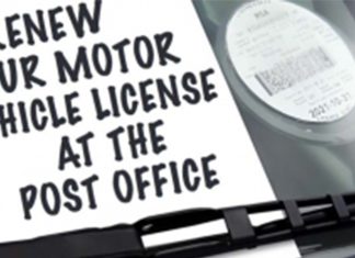Save money, renew car licence at the post office