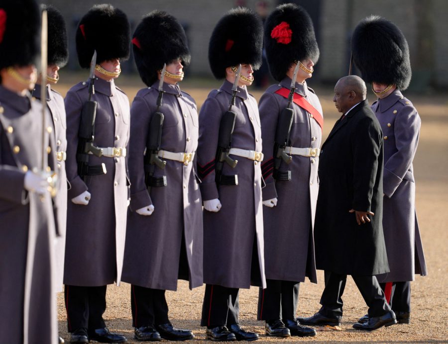 South African President Ramaphosa visits the UK