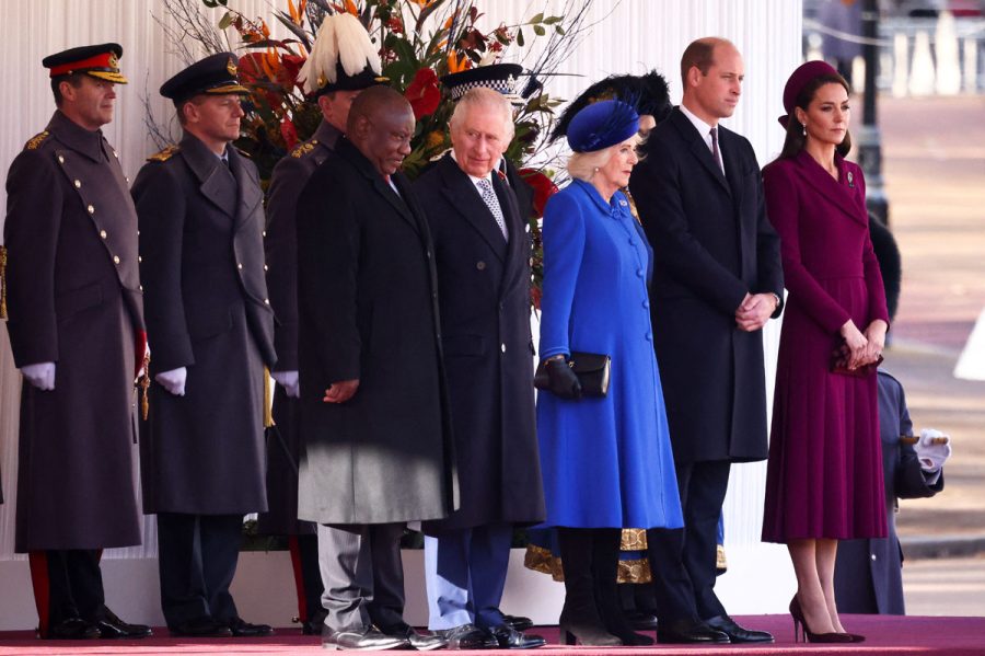 South African President Ramaphosa visits the UK