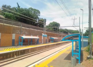 Walker Station in Sunnyside, Pretoria, has been repaired and freshly painted. Photos: Ezekiel Kekana