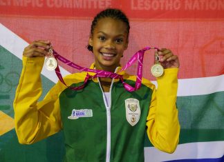 SA Gymnast Alejandra Morales Martinez Photo: Roger Sedres
