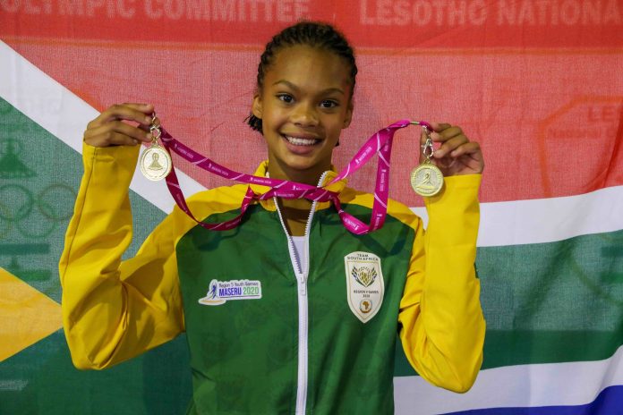 South African Gymnast Alejandra Morales Martinez SA Gymnast Alejandra Morales Martinez Photo: Roger Sedres