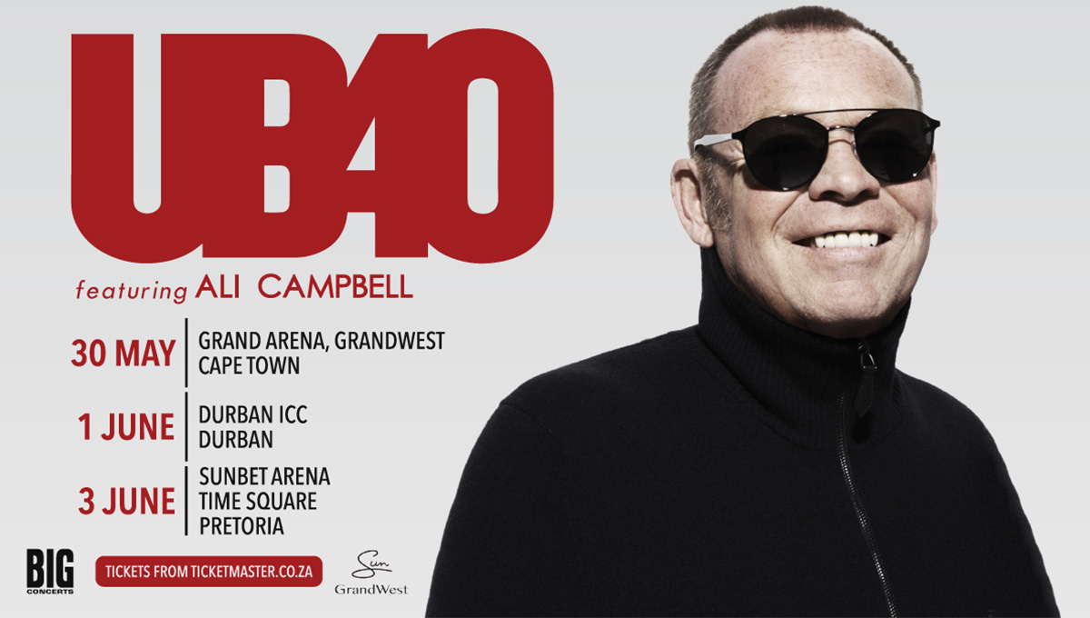when did ub40 tour south africa