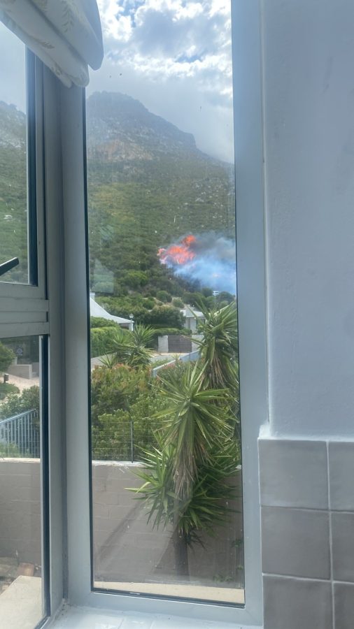 Firefighters' Rapid Response to Fire Along Boyes Drive in Muizenberg