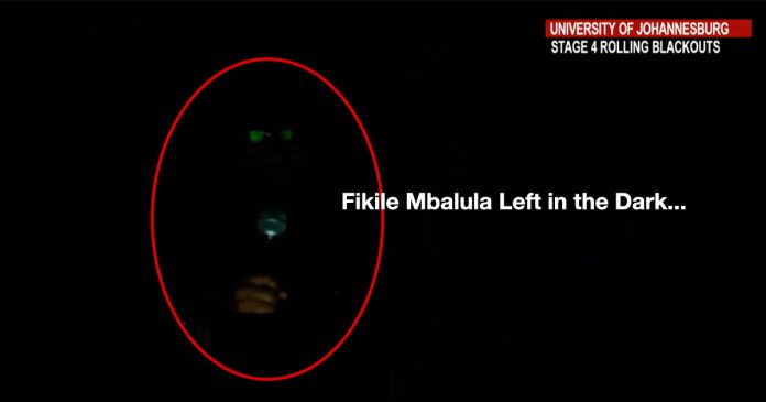 Fikile-Mbalula-loadshedding WATCH Comedy Gold as Loadshedding Plunges ANC's Energy Talks into Darkness