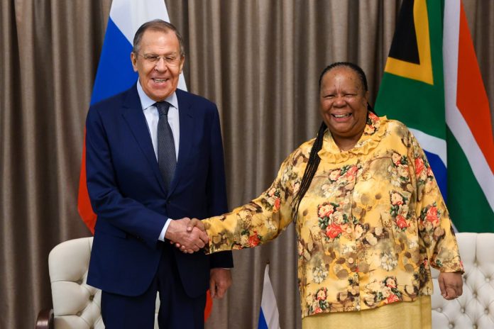 Naledi Pandor Sergey Lavrov Naledi Pandor Sergey Lavrov South Africa and Russia