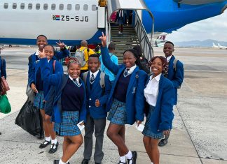 Zwelethemba High School (ZHS) robotics team is gearing up to jet-off to the USA for a robotics tournament. Photos: Khwezi Times News