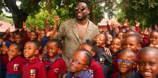 Kevin Hart and United States Ambassador Visit Masibambane College in Orange Farm. Source: Education Africa