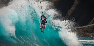 Mossel Bay thrills tourists with longest zipline in the world over an ocean