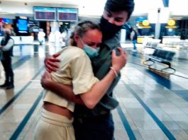 All the feels at international arrivals in South Africa