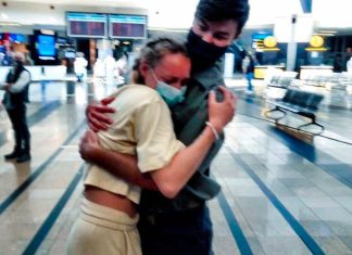 All the feels at international arrivals in South Africa