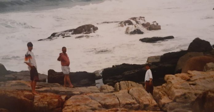 Beach Holidays - Martin Koch family on the beach in South Africa, memories and nostalgia