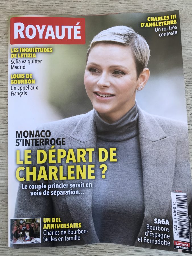 The Monaco royal family has denied a report by ROYAUTÉ magazine