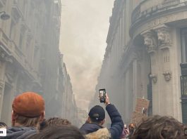 SA student describes Paris Protests as President Macron postpones King Charles III's France visit. Photo: Tara Maria, in Paris