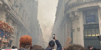 SA student describes Paris Protests as President Macron postpones King Charles III's France visit. Photo: Tara Maria, in Paris