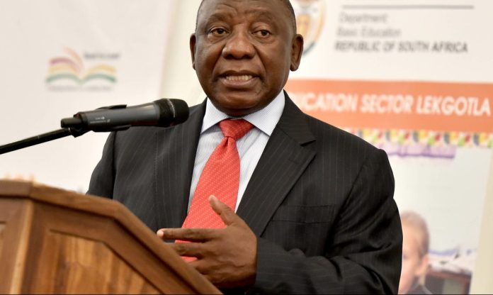 President Cyril Ramaphosa GCIS Ramaphosa on water reports
