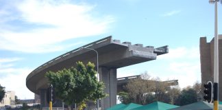 Unfinished freeway
