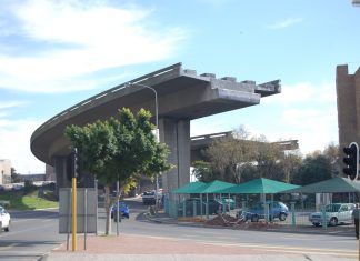 Unfinished freeway
