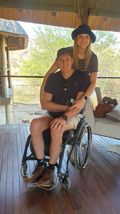 Meiring and his wife, Imogen