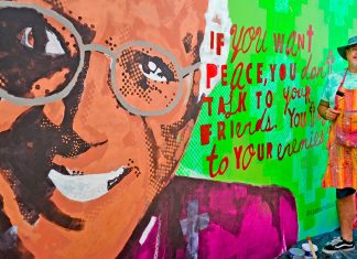 Desmond Tutu Mural Hermanus