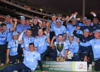 england champions Over-50 Cricket World Cup