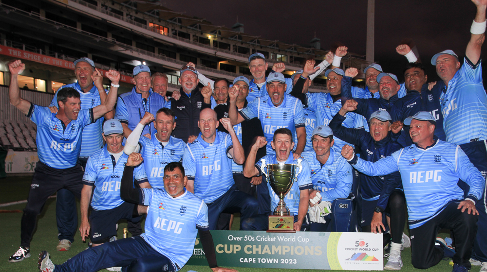 england champions Over-50 Cricket World Cup