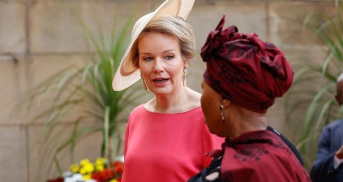queen-mathilde Motshekga and Queen Mathilde visit Emuseni Day Care Centre