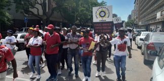 Hundreds of public service workers down tools in defiance of court interdict