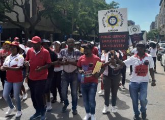 Hundreds of public service workers down tools in defiance of court interdict