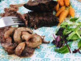 Ostrich steak