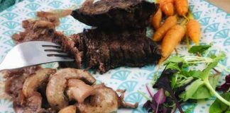 Ostrich steak