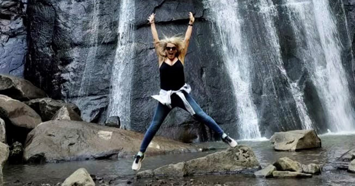 Tammy Southby in Hogsback, South Africa