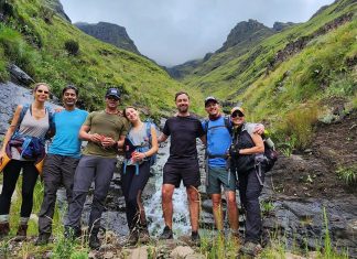 A team of adventurers led by Cami Palomo founder of the Avela Foundation