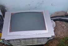 TV dumped in response to the latest technology. Photo by Godfrey Sigwela